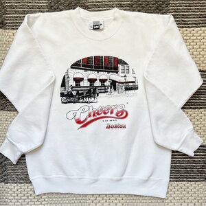 Vintage Cheers Sweatshirt Unisex L Crewneck Made in USA TV Show 80s Lee 1993